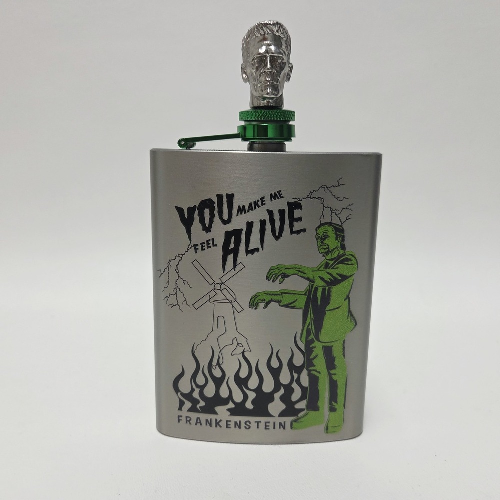 Universal Studios Epic Dark Universe Frankenstein Stainless Steel Flask